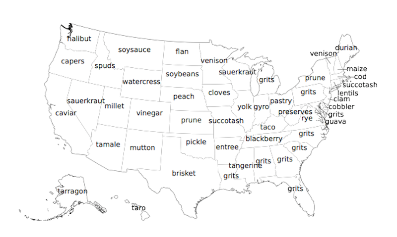 Illustration for article titled The Foods That Are Popular In Each State -- And Only In That State